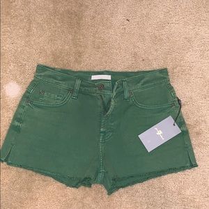 7 for all mankind denim shorts